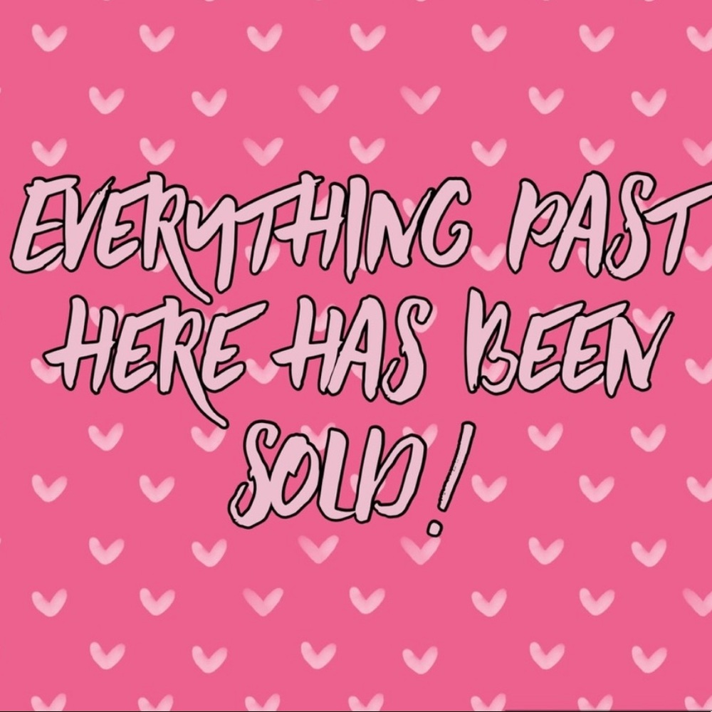 Everything past here has been sold!